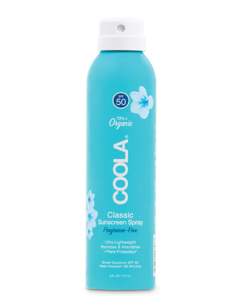 COOLA Classic Body Spray SPF 50 6oz - Fragrance Free