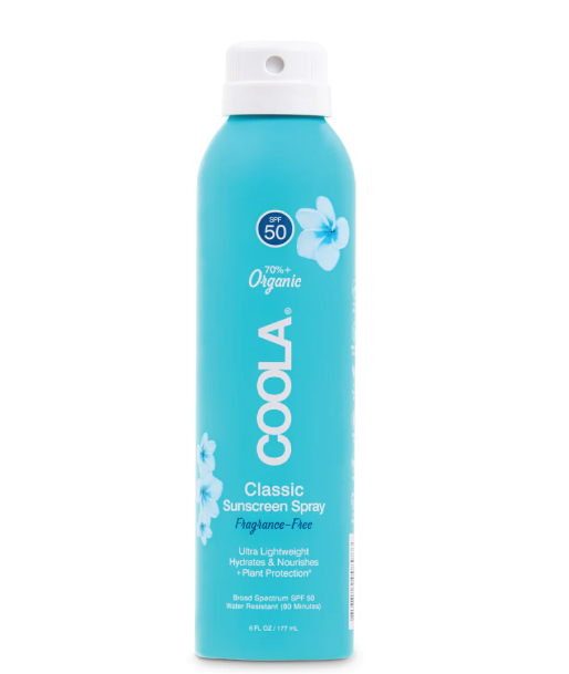 COOLA Classic Body Spray SPF 50 2oz - Fragrance Free