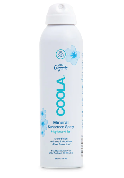 COOLA Mineral Body Spray SPF 30 5oz - Fragrance Free